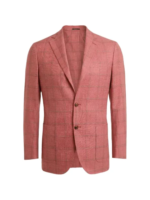 SARTORIO NAPOLI check-pattern blazer