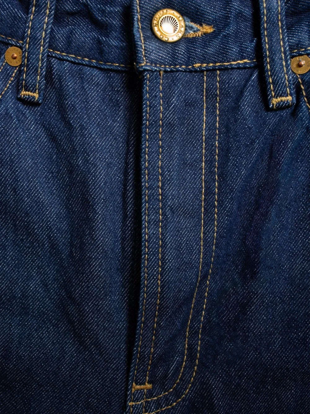 Nudie Jeans Eileen jeans met wijde pijpen Blauw