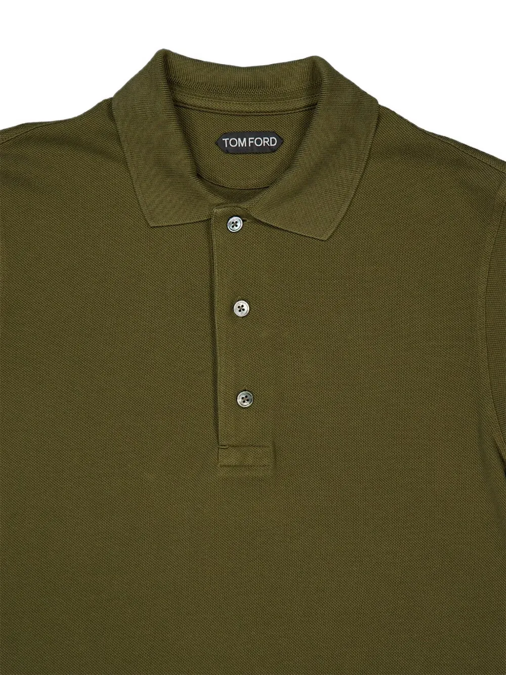 TOM FORD Poloshirt met korte mouwen Groen