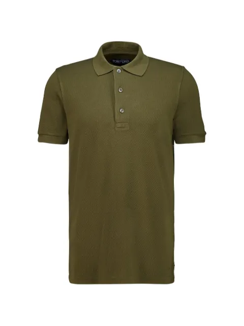 TOM FORD piqué short-sleeve polo shirt