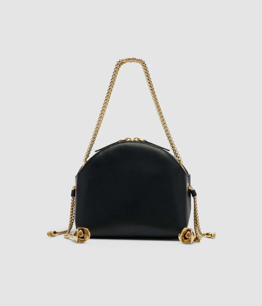 ERDEM Flora shopper met kettingbandje Zwart