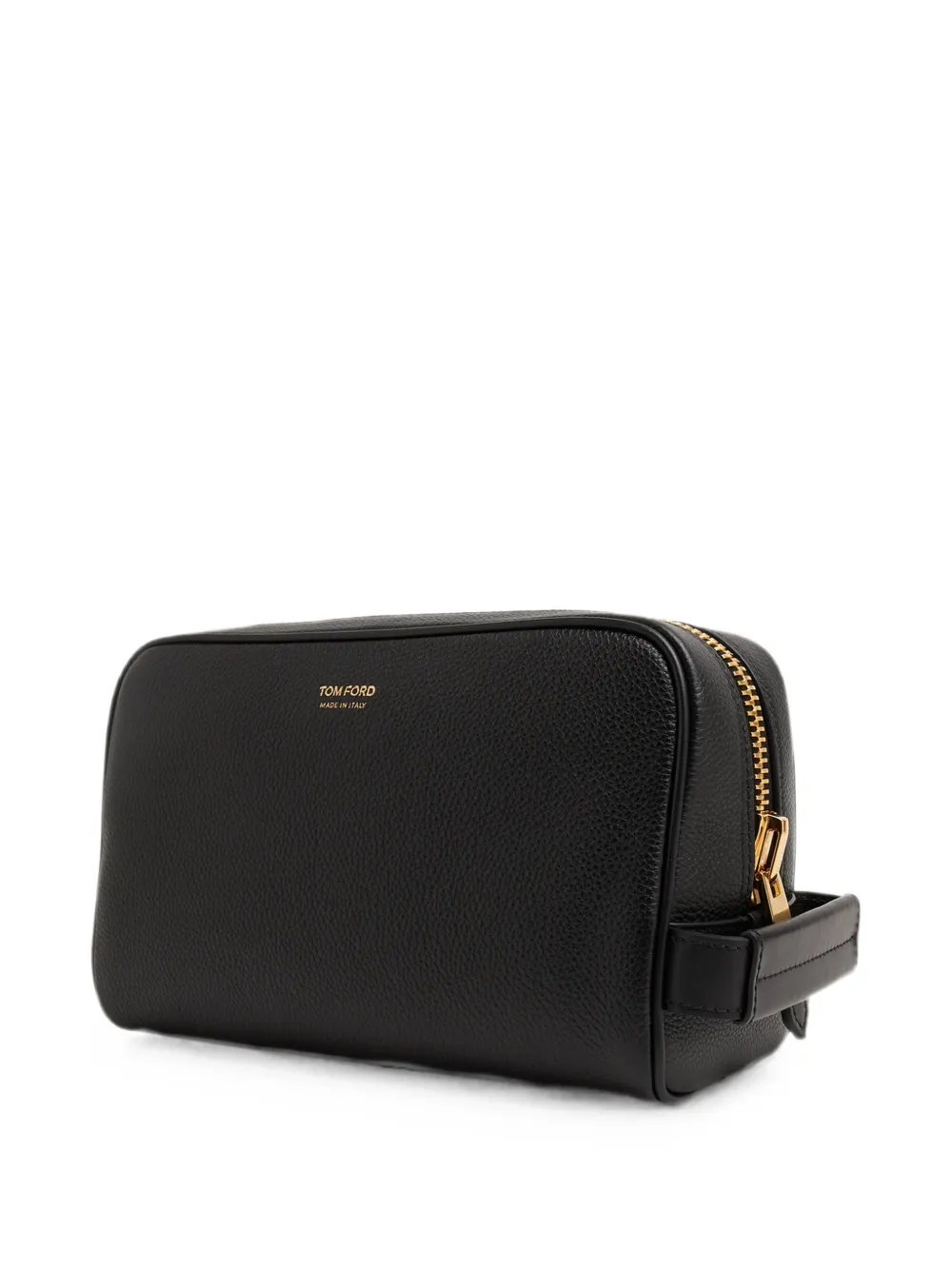 TOM FORD Leren toilettas Zwart