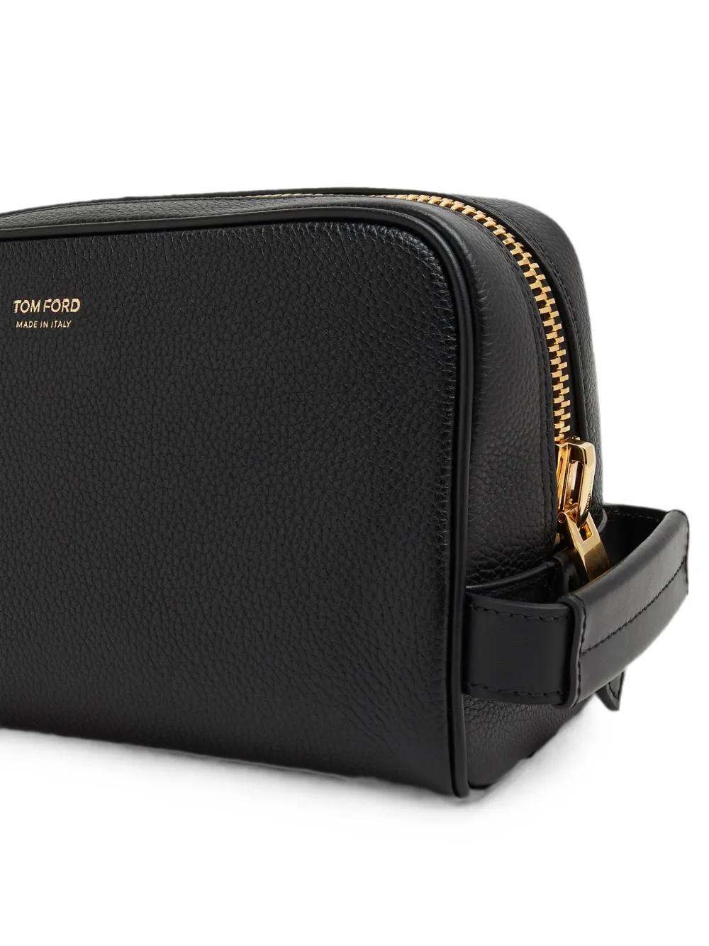 TOM FORD Leren toilettas Zwart