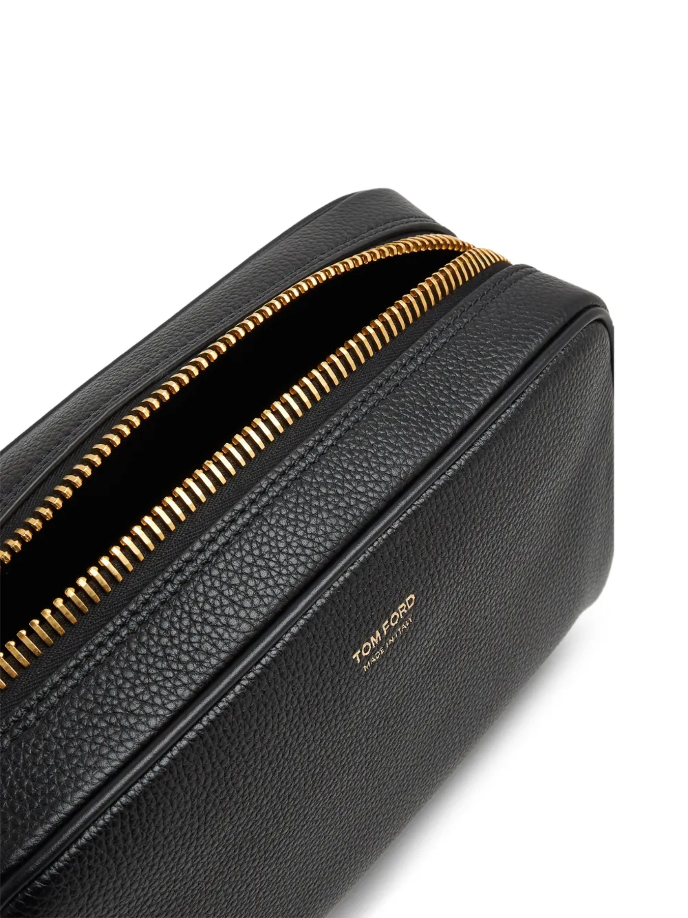 TOM FORD Leren toilettas Zwart