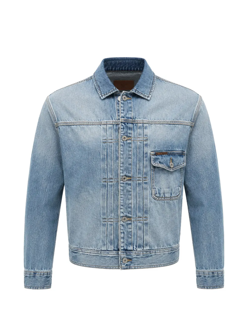 Lee X Feng Chen Wang Cowboy Denim Jacket In Blue