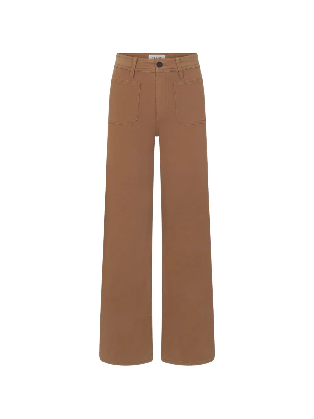 FRAME Jeans a gamba ampia Le Slim Palazzo Harbour - Marrone