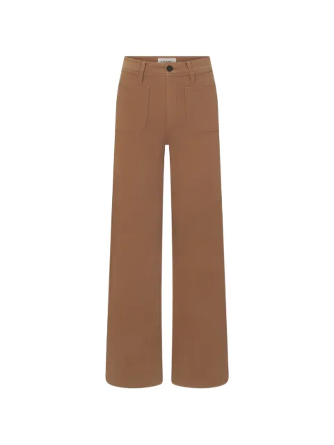 FRAME Le Slim patch-pocket wide-leg jeans