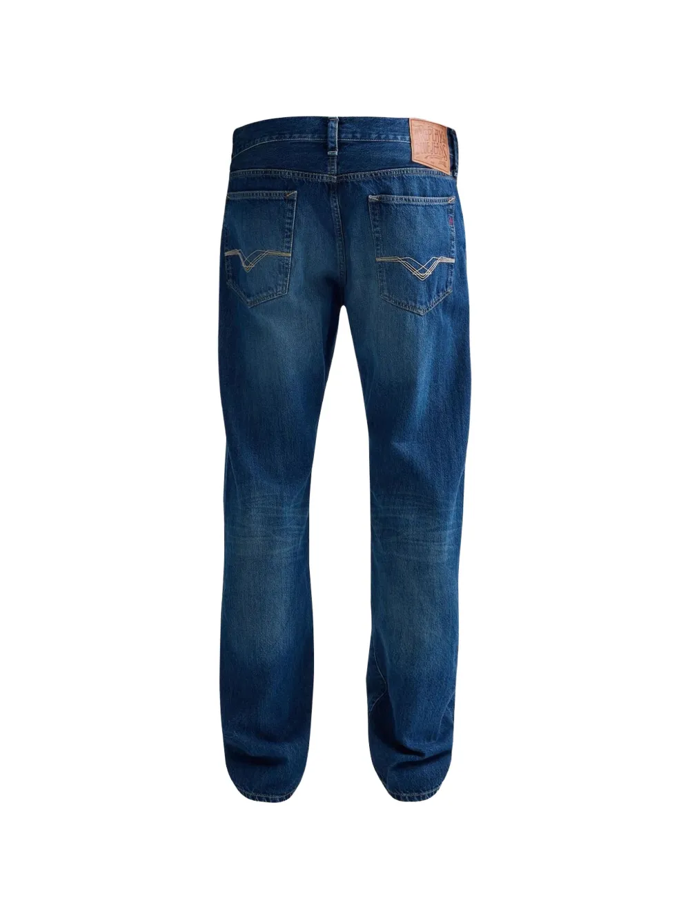 Replay Deryck regular-fit broek Blauw