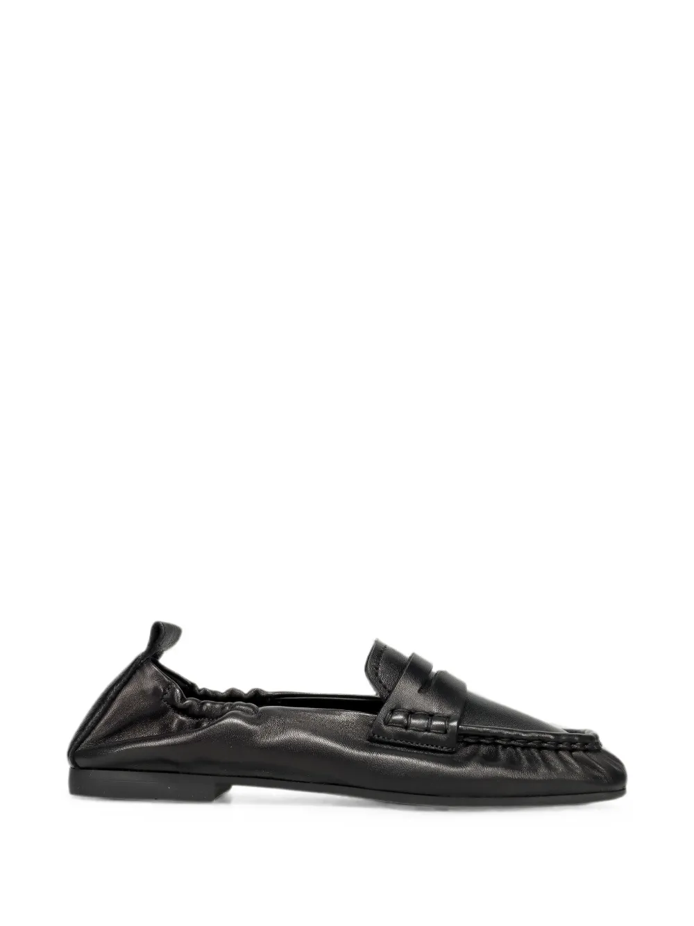 Copenhagen leather mask loafers Zwart