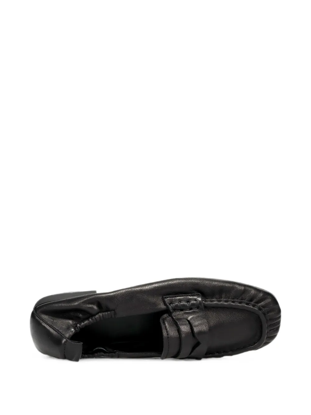 Copenhagen leather mask loafers Zwart