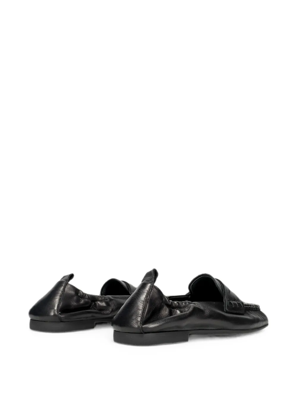 Copenhagen leather mask loafers Zwart