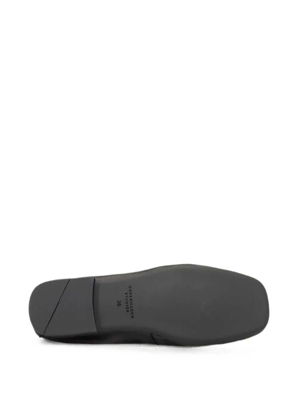Copenhagen leather mask loafers Zwart