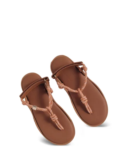 Flòwze Flò knot-detail touch-strap sandals