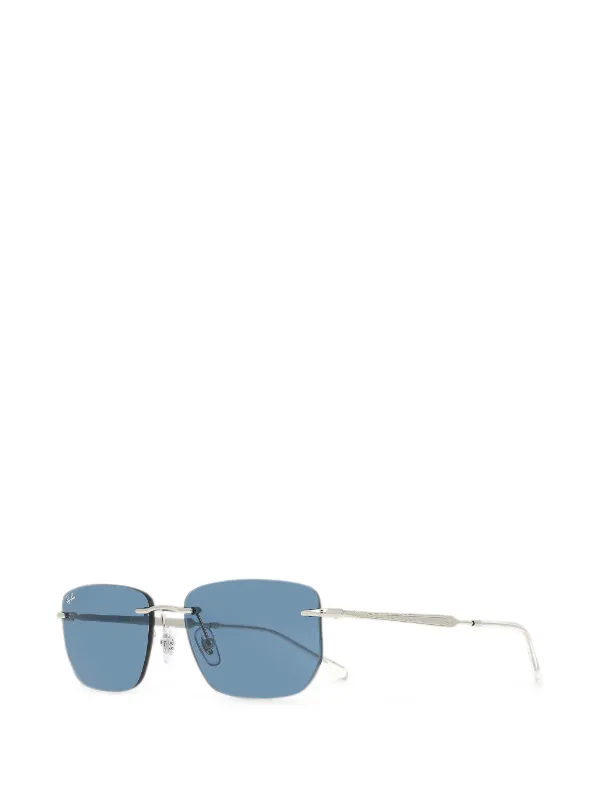 Ray-Ban サングラス リムレス シルバーフレーム Ray-Ban リムレス スクエアサングラス | シルバートーン | FARFETCH JP
