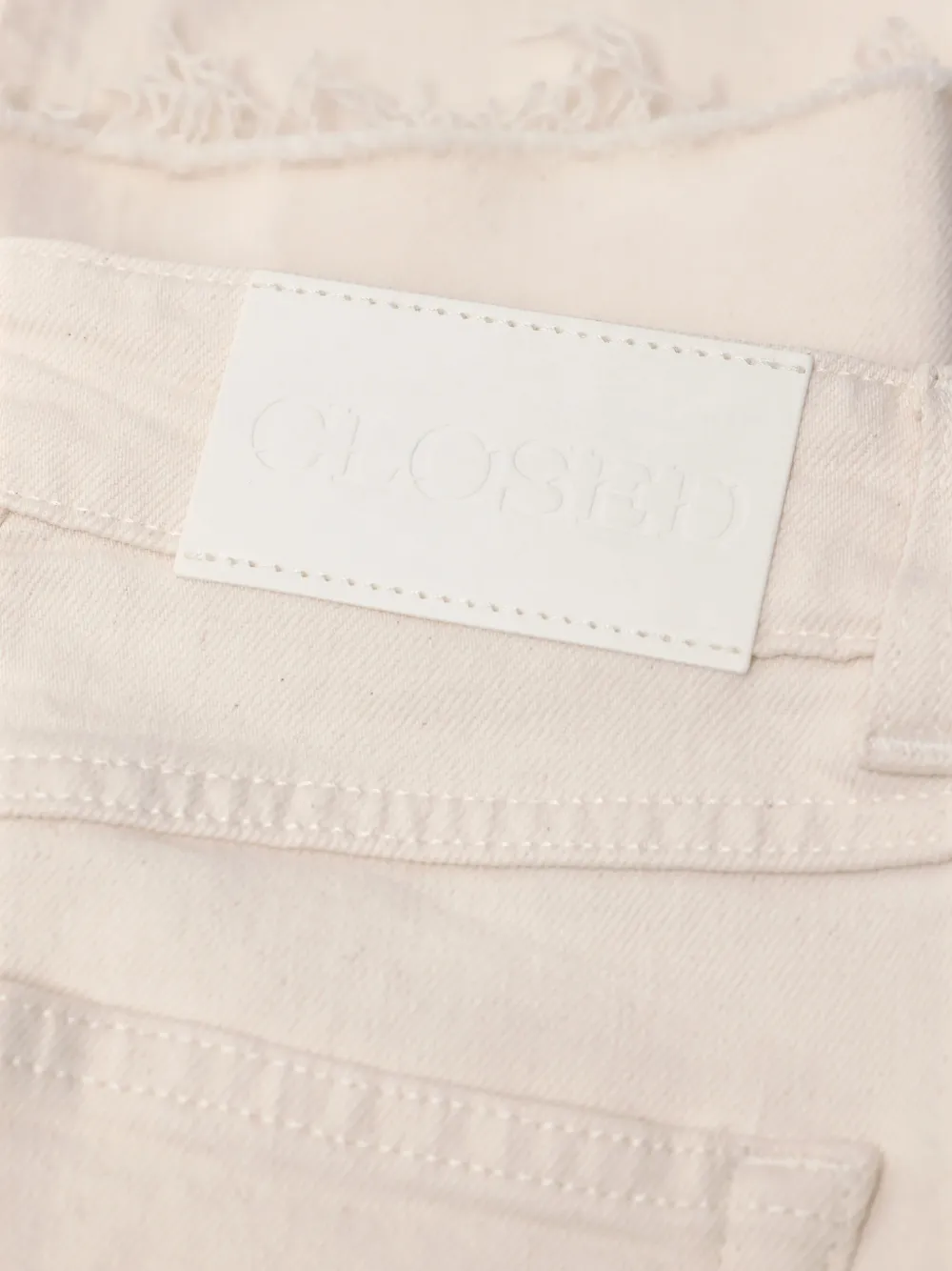 Closed Milo gerafelde jeans Beige