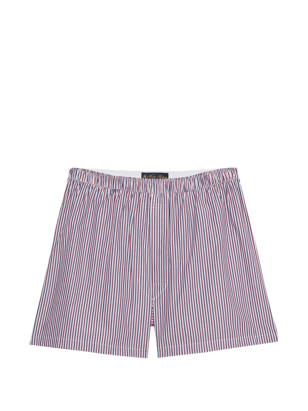 Brooks Brothers Boxer in cotone a righe - Blu