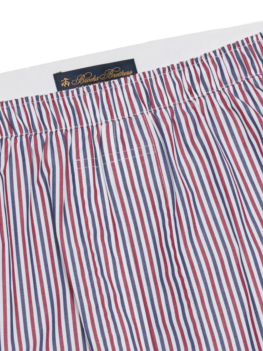 Brooks Brothers Gestreepte katoenen boxershorts Blauw