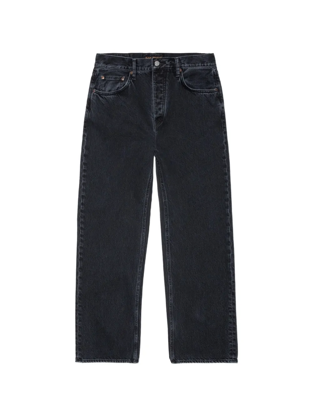 Nudie Jeans Jeans Tuff Tony a vita alta - Nero