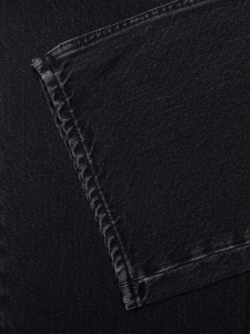 Nudie Jeans Tuff Tony high waist jeans Zwart