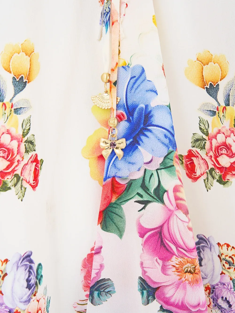 Camilla Blouse met ruches Wit