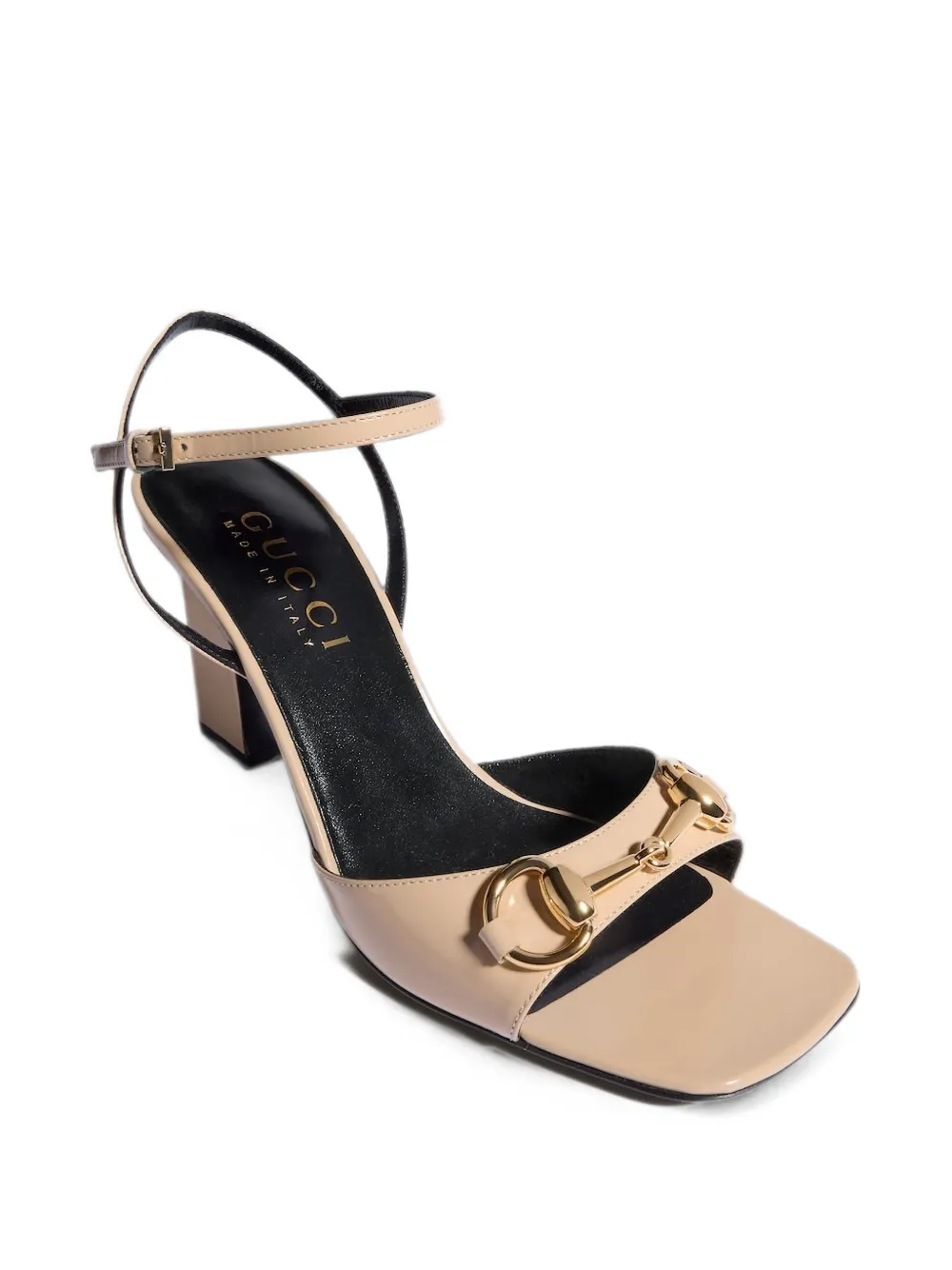 Gucci Signora horsebit sandals Beige