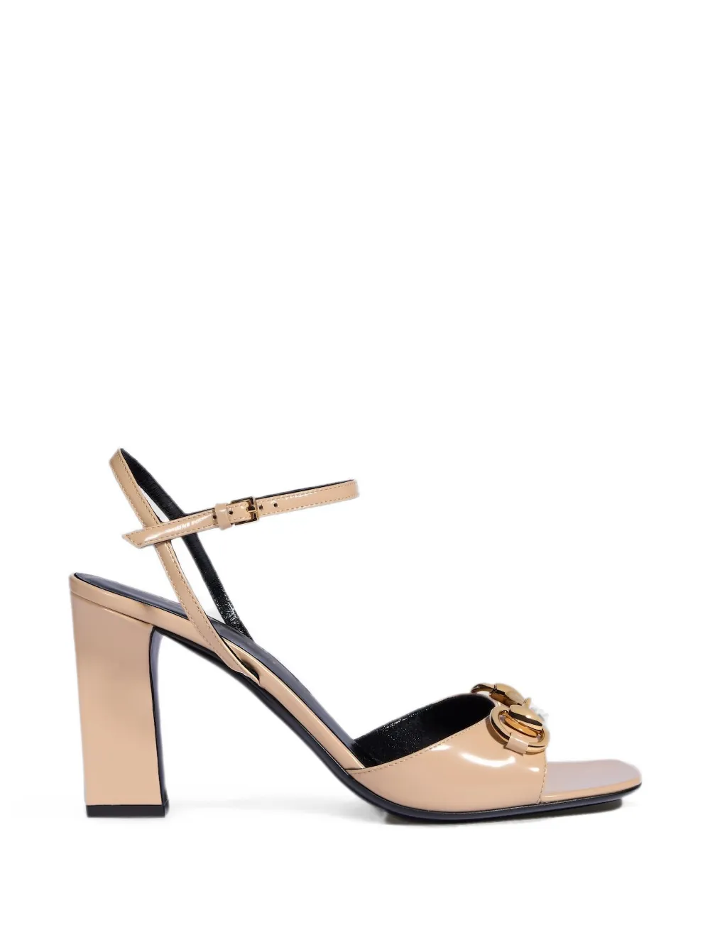 Gucci Signora horsebit sandals Beige