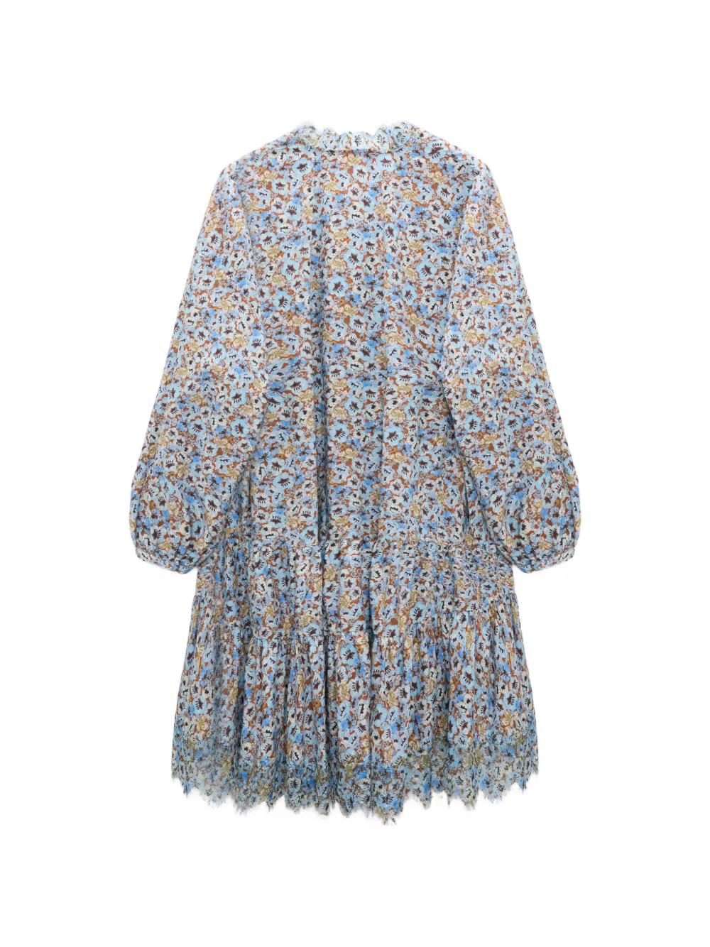 Dorothee Schumacher Floral Volumes gelaagde mini-jurk met print Blauw