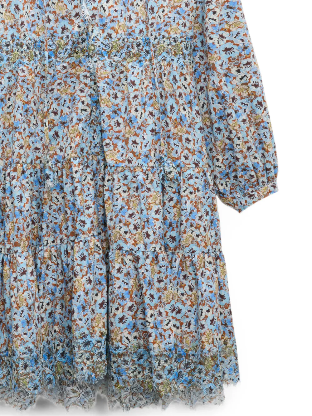 Dorothee Schumacher Floral Volumes gelaagde mini-jurk met print Blauw
