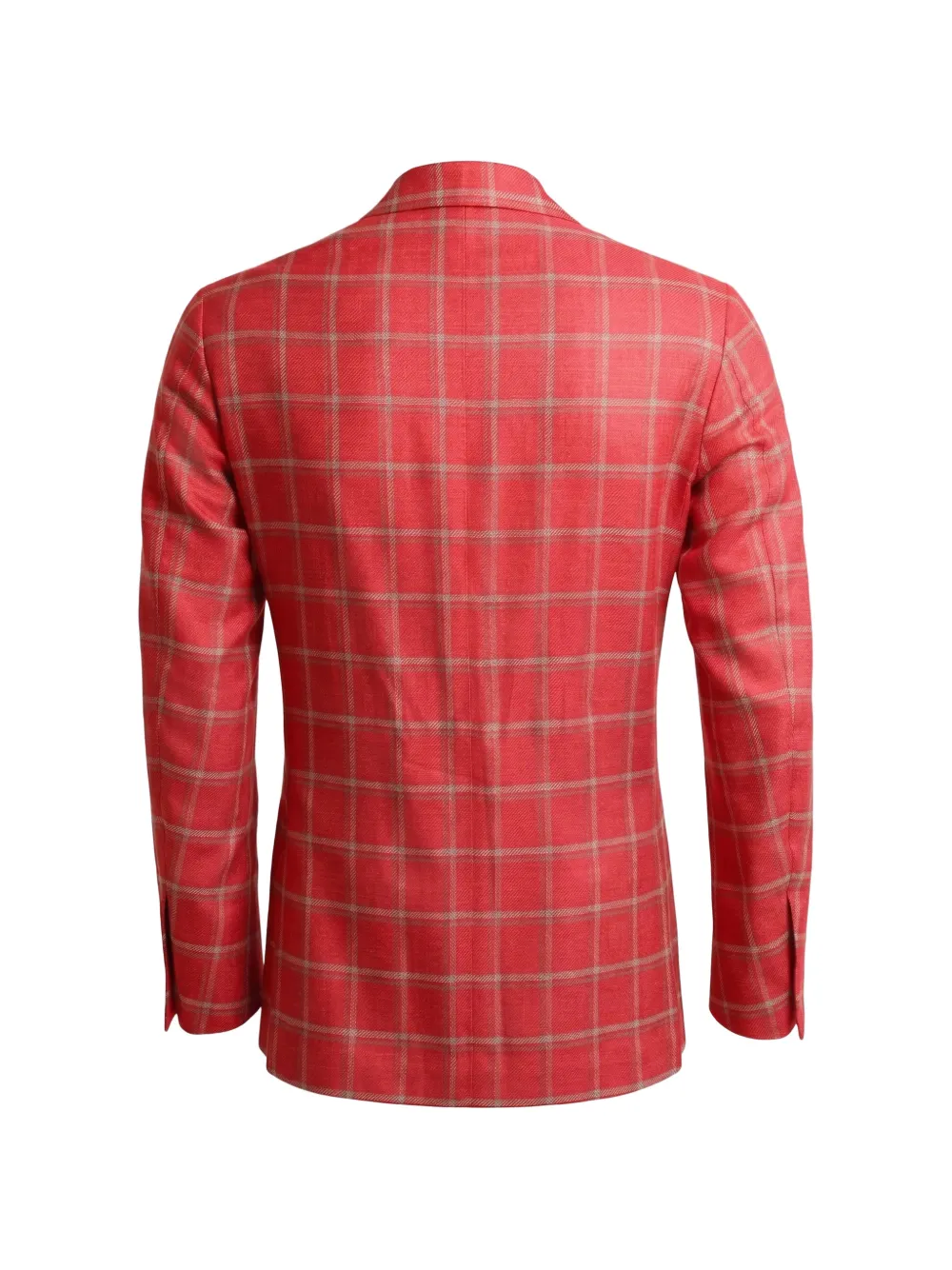  Sartorio Napoli Windowpane-check Blazer - Rojo 