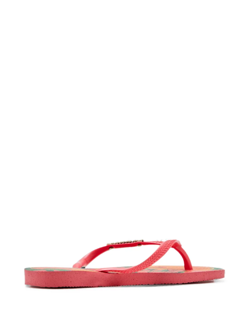 Havaianas Kids floral-print flip flops Roze