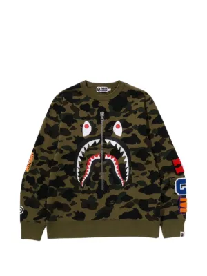 A BATHING APE® カモフラージュ パーカー | ニュートラル | FARFETCH JP