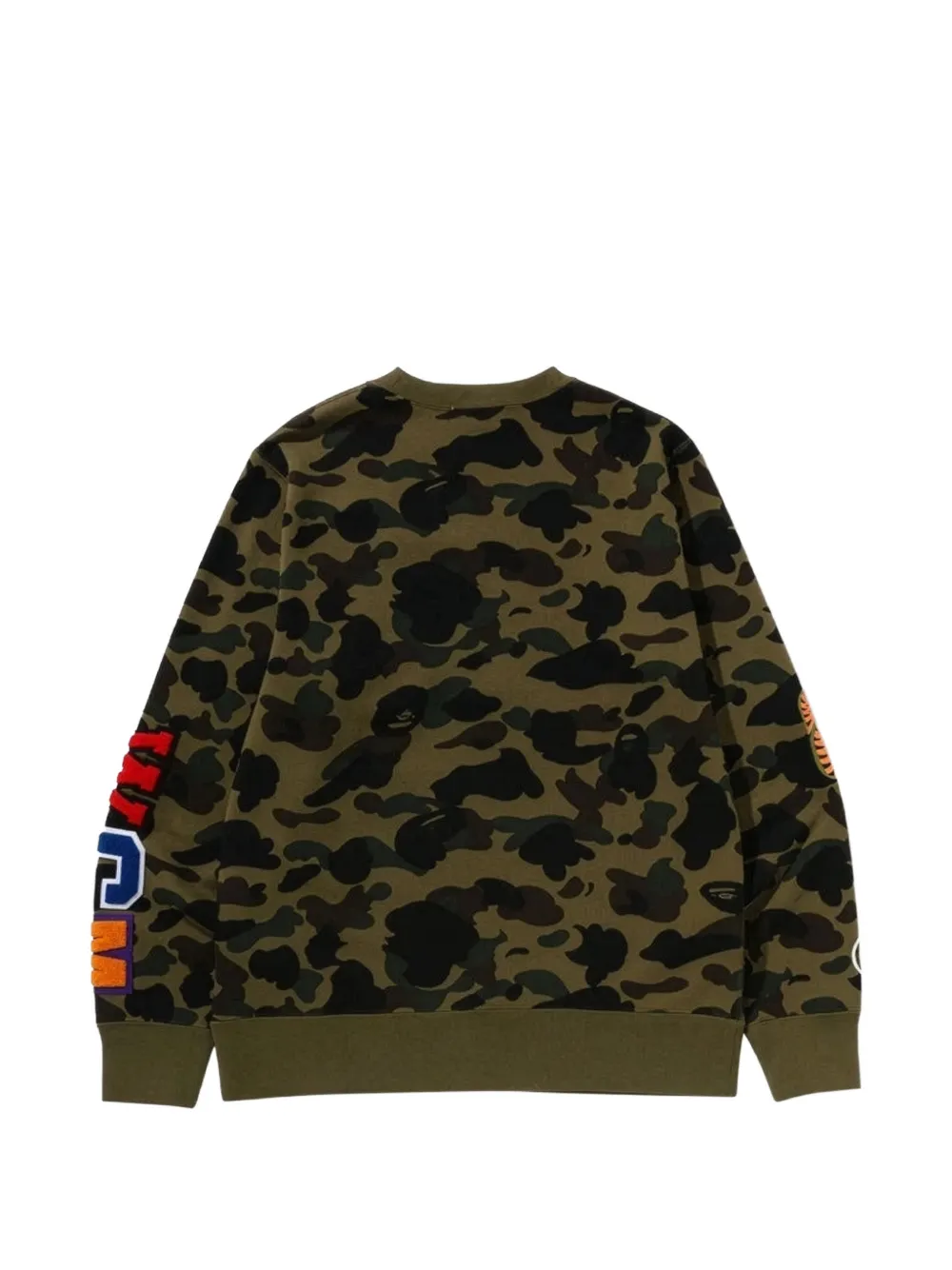 A BATHING APE 1st Camo Shark sweater Groen