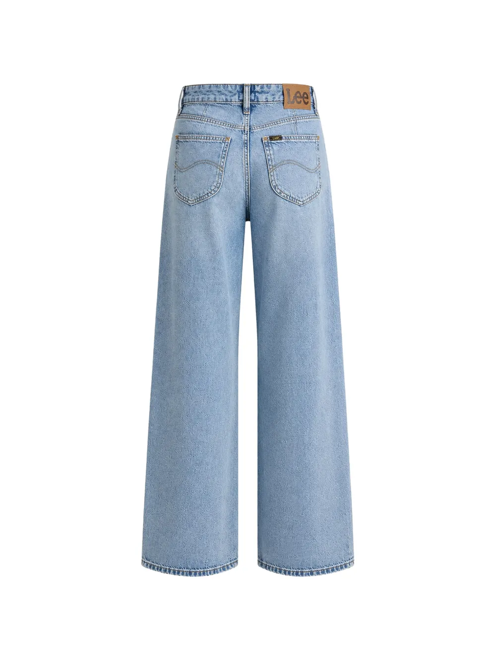 LEE Jeans met wijde pijpen Blauw