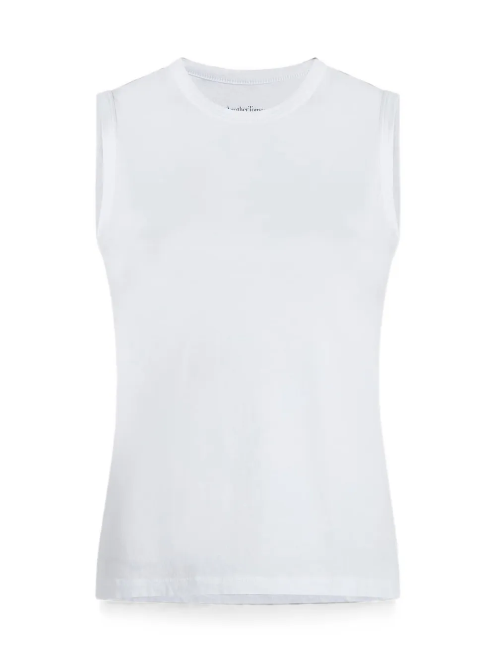 Another Tomorrow Mouwloze tanktop Wit