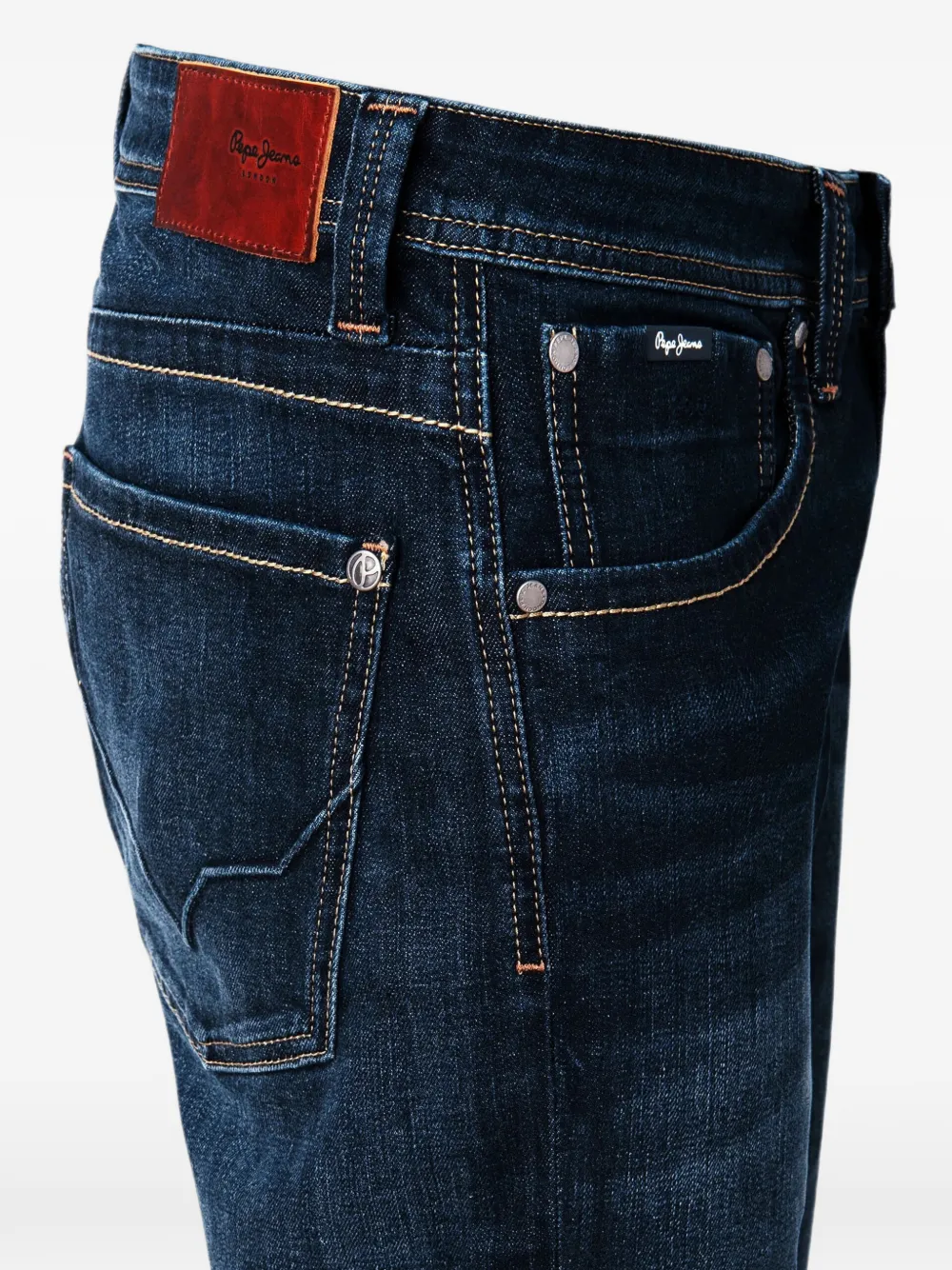  Pepe Jeans Cash Faded-effect Jeans - Azul 