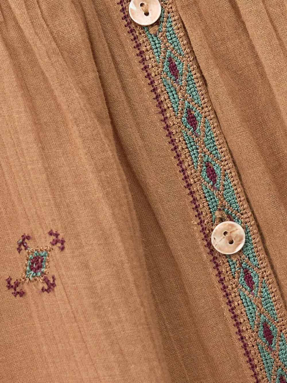  Ba&sh Dalila Embroidered Shirt - Neutro 