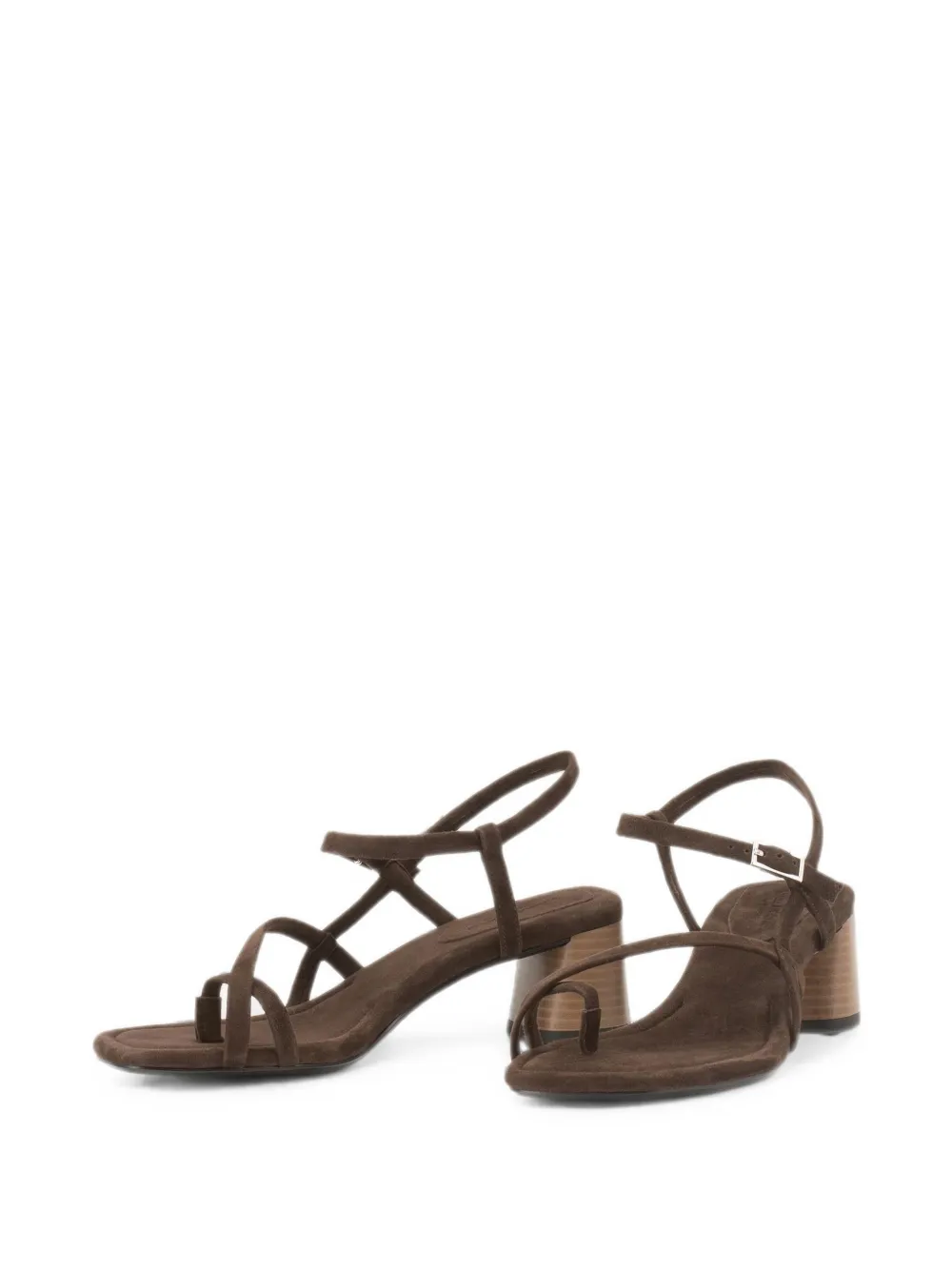 VAGABOND Evie strappy block-heel sandals Bruin