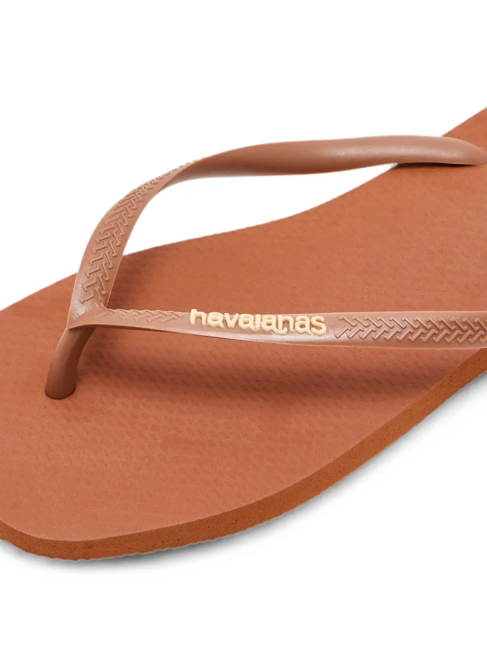 Havaianas logo-lettering flip-flops Bruin