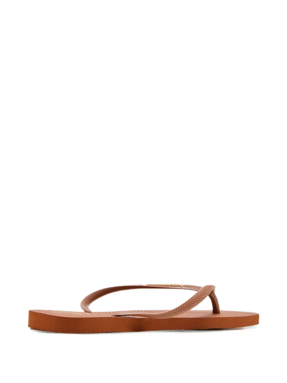 Havaianas logo-lettering flip-flops Bruin