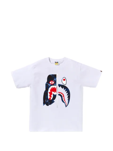 A BATHING APE® Color Camo Tiger Shark T-shirt