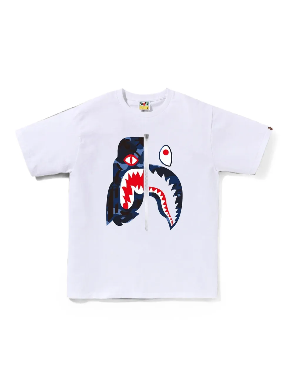 A BATHING APE T-shirt met print Wit