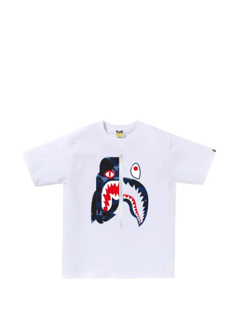 A BATHING APE® футболка Colours Camo Side Shark