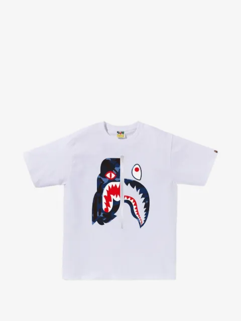 A BATHING APE® Color Camo Tiger Shark T-shirt