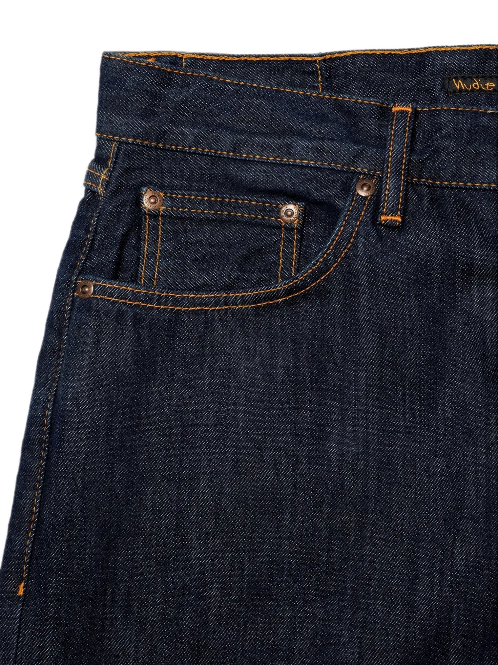 Nudie Jeans met wijde pijpen Blauw