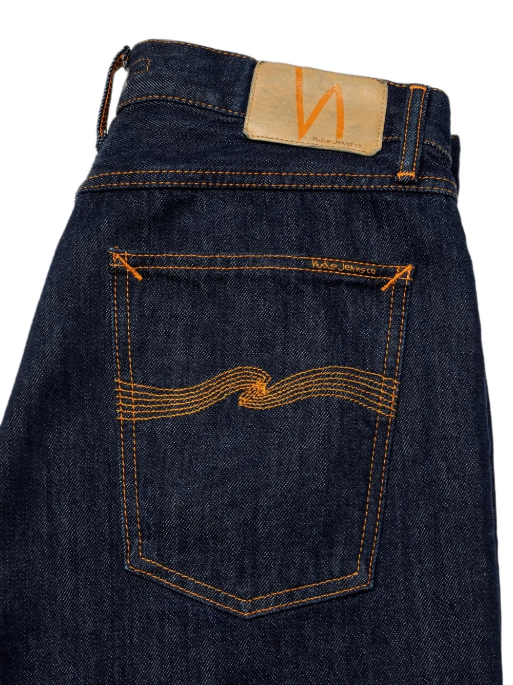 Nudie Jeans met wijde pijpen Blauw
