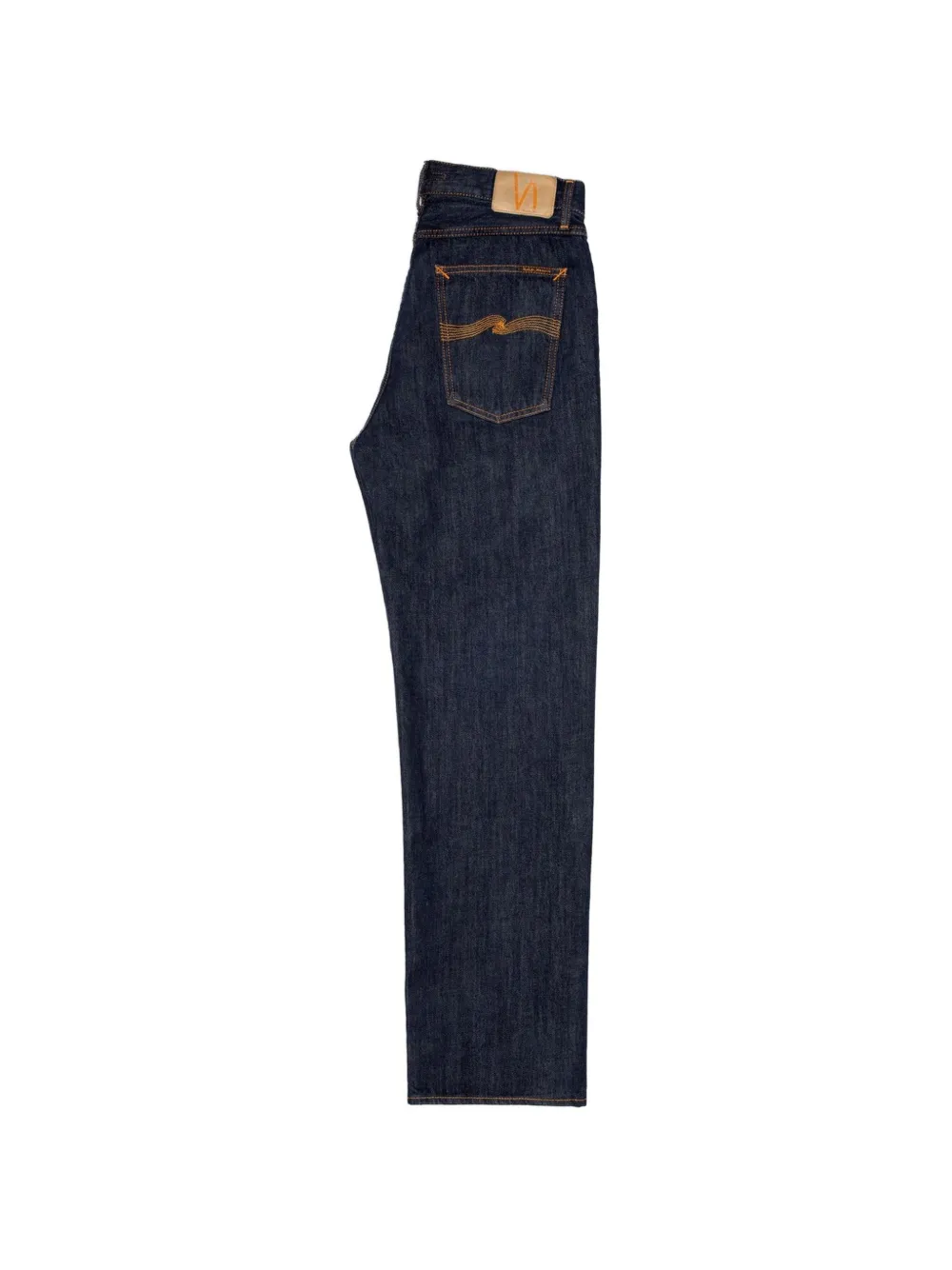 Nudie Jeans met wijde pijpen Blauw