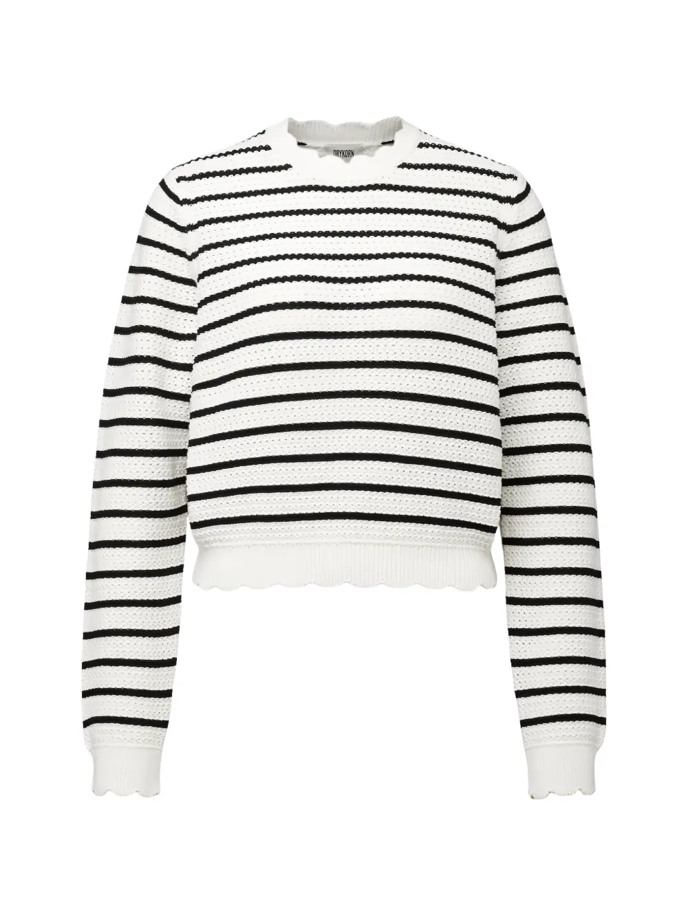 Drykorn Maglione a righe Vilsa - Bianco