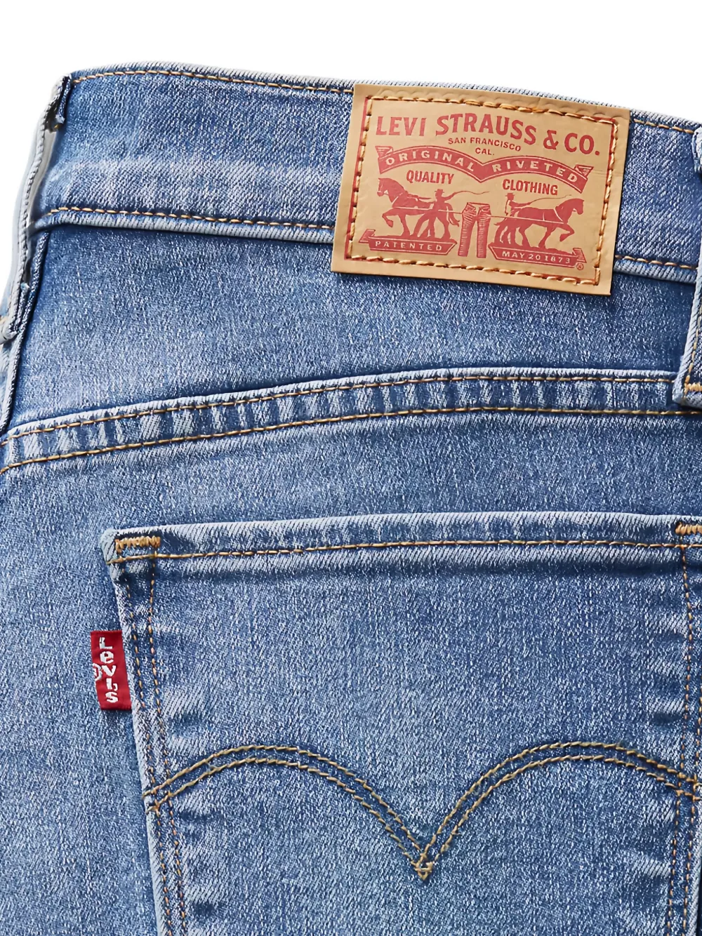 Levi's 312 Shaping skinny jeans Blauw