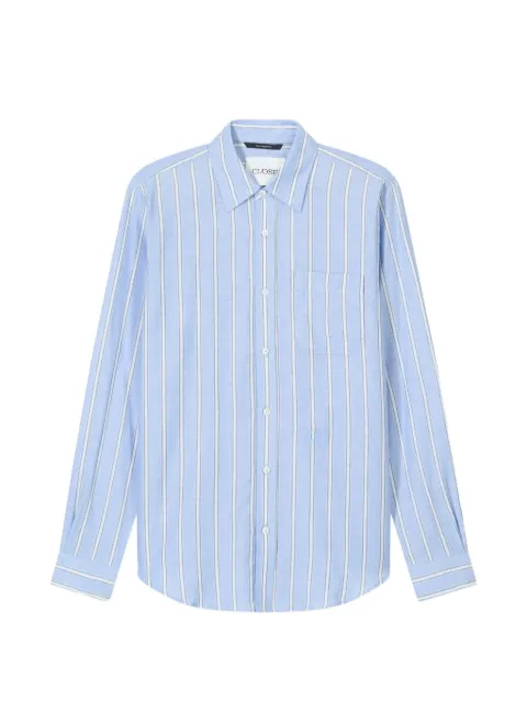 Closed striped cotton shirt