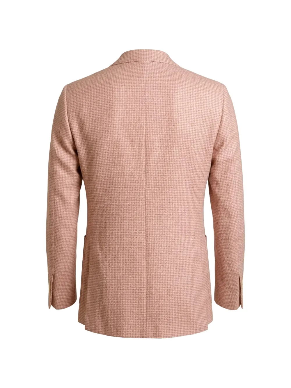  Sartorio Napoli Woven-texture Notch-lapel Jacket - Rosa 